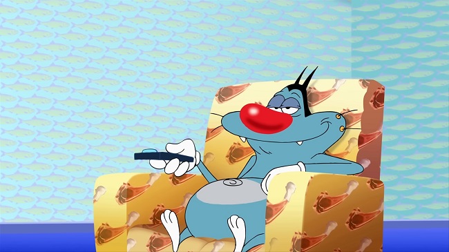 An image of the cartoon series Oggy and the Cockroaches